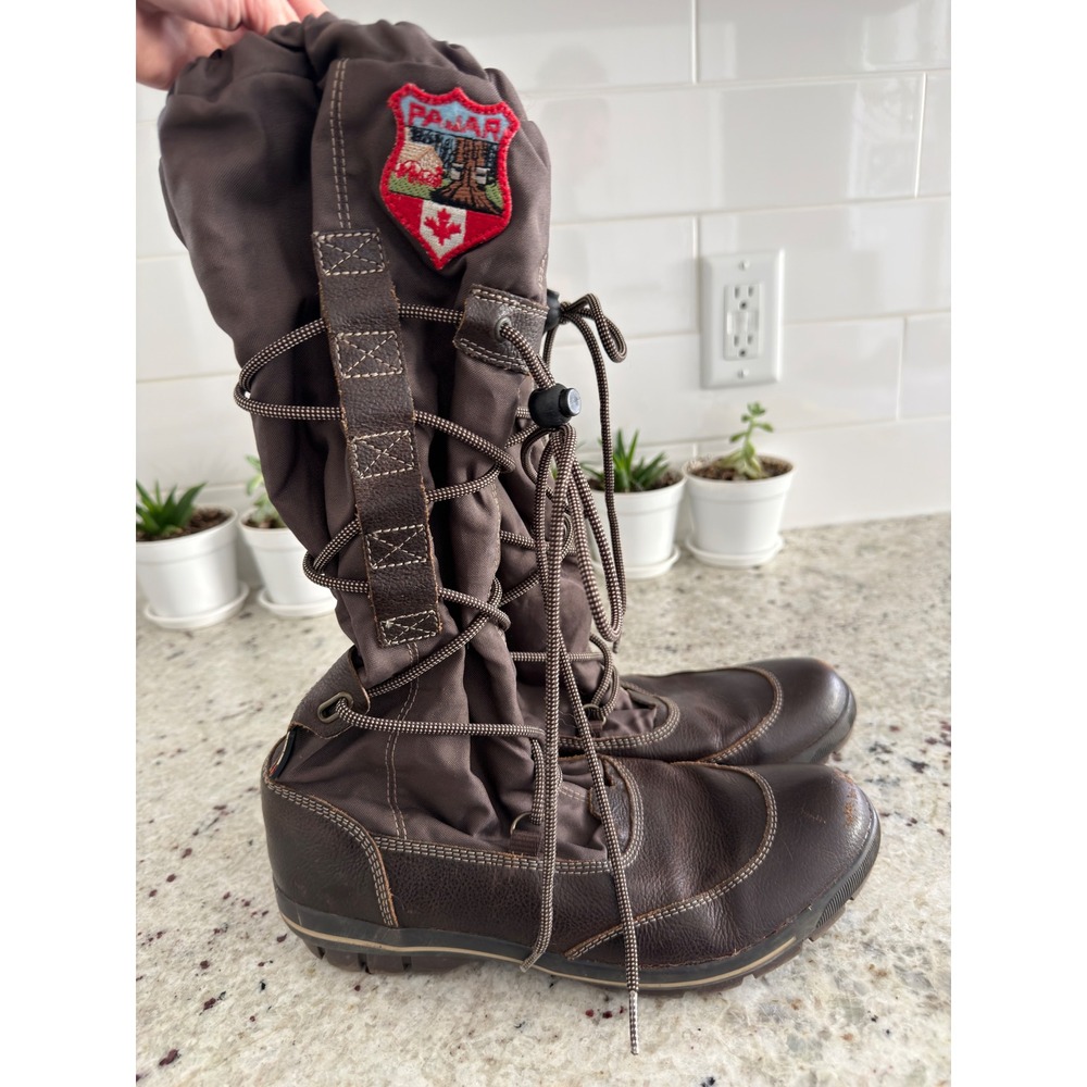 Pajar Canada Tall Brown Winter Boots‎ Size 9–9.5 (EU 40)